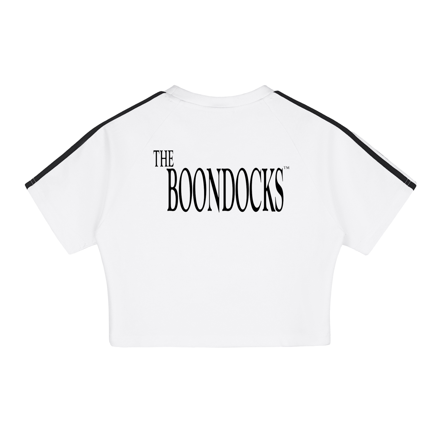 The Boondocks Jazmine Boss Attitude White Crop Top