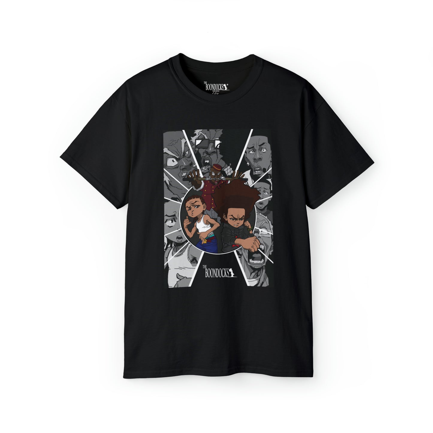 The Boondocks - Action Ready Black Eco-T-Shirt