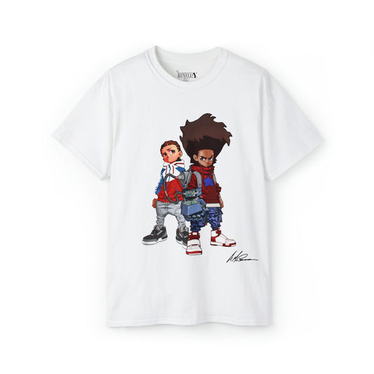 The Boondocks - Future Huey & Riley Black Eco-T-Shirt