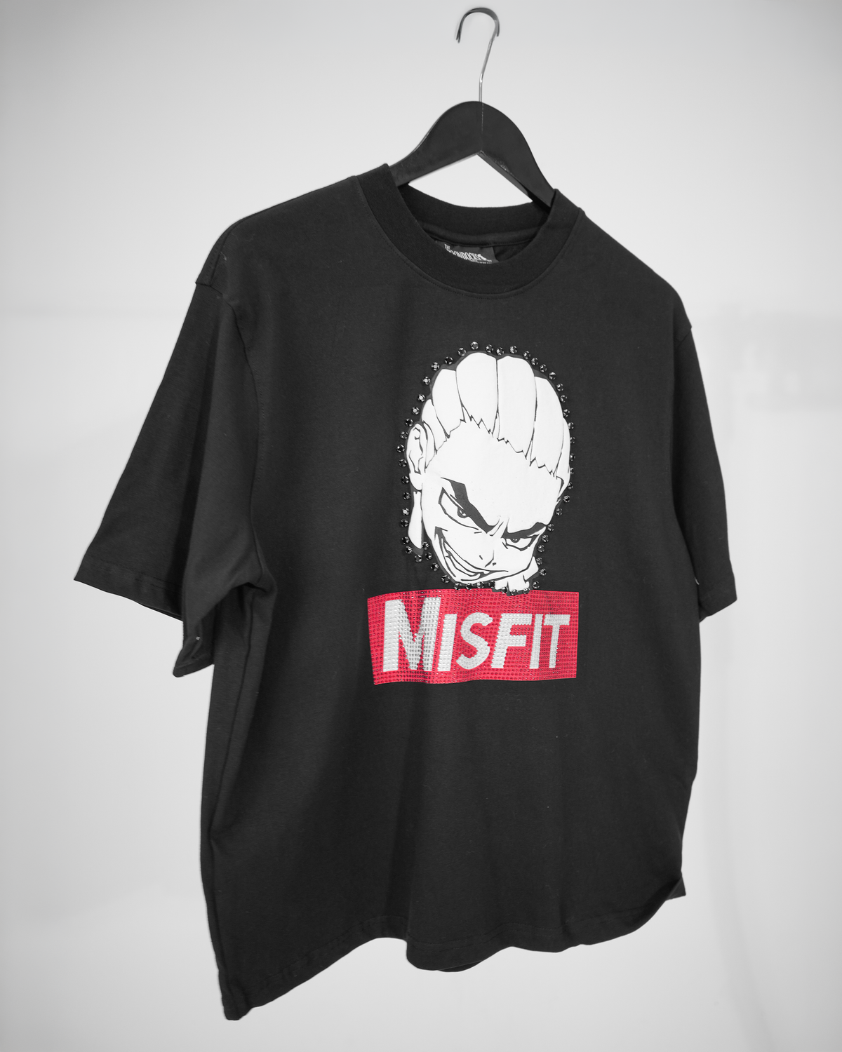 The Boondocks Riley Misfit Black Embellished Tee