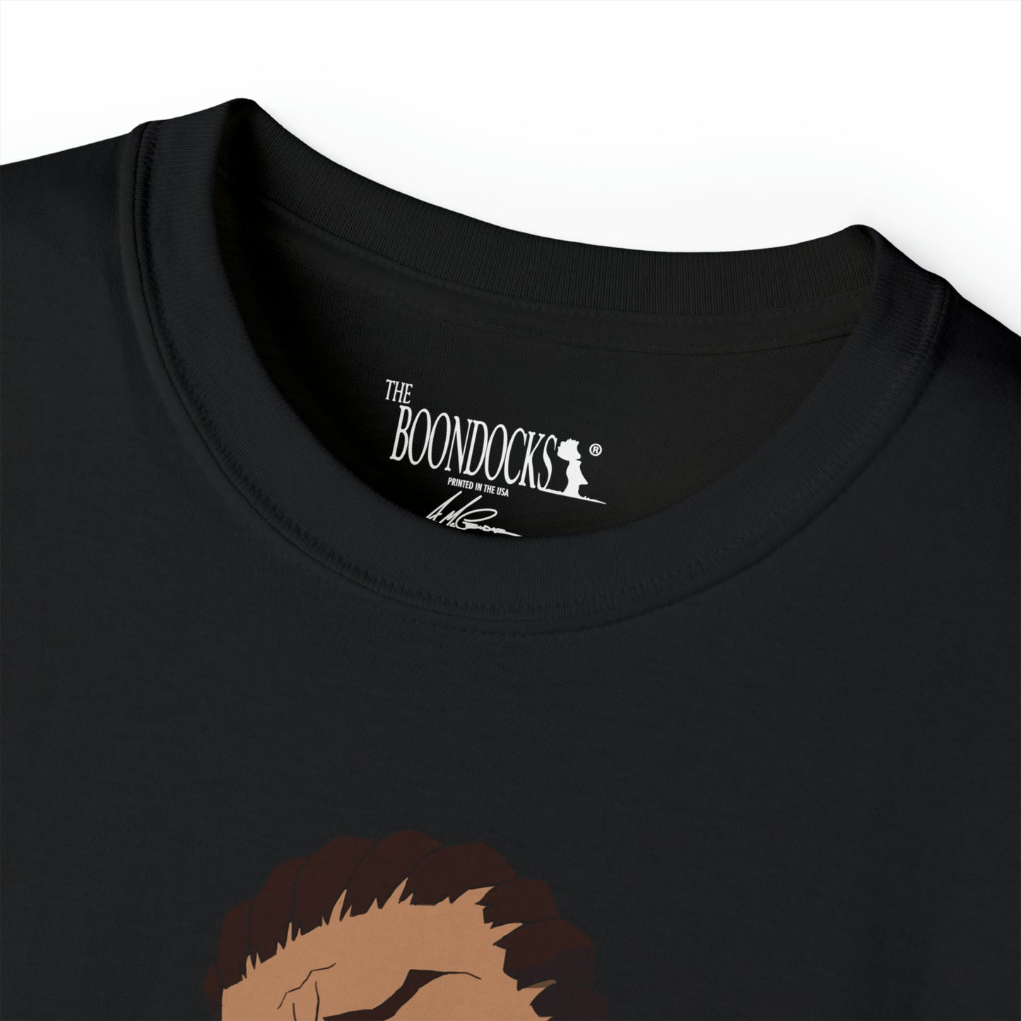 The Boondocks - Riley Godfather Black Eco-T-Shirt