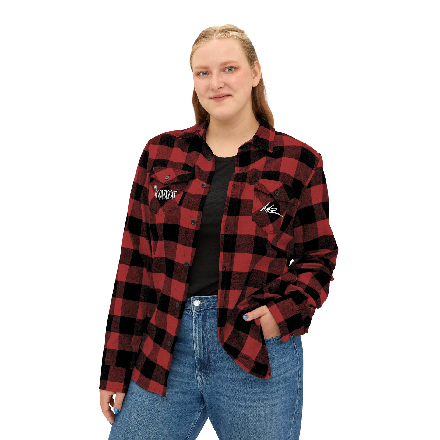 The Boondocks Freeman Brothers Wanted Red / Black Flannel Shirt