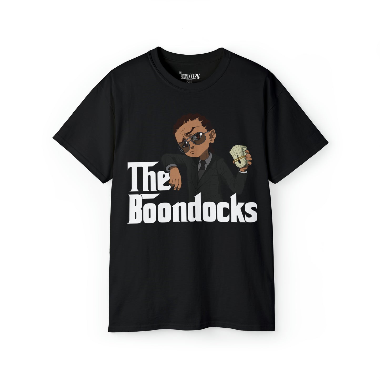 The Boondocks - Riley Godfather Black Eco-T-Shirt