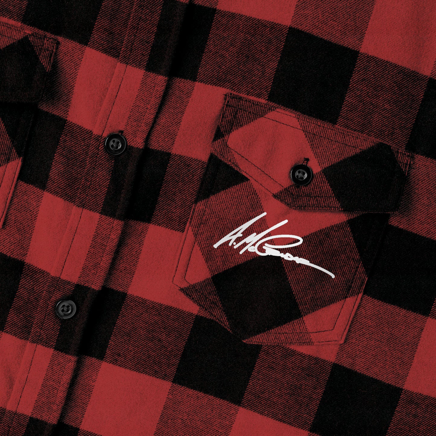 The Boondocks Freeman Brothers Wanted Red / Black Flannel Shirt