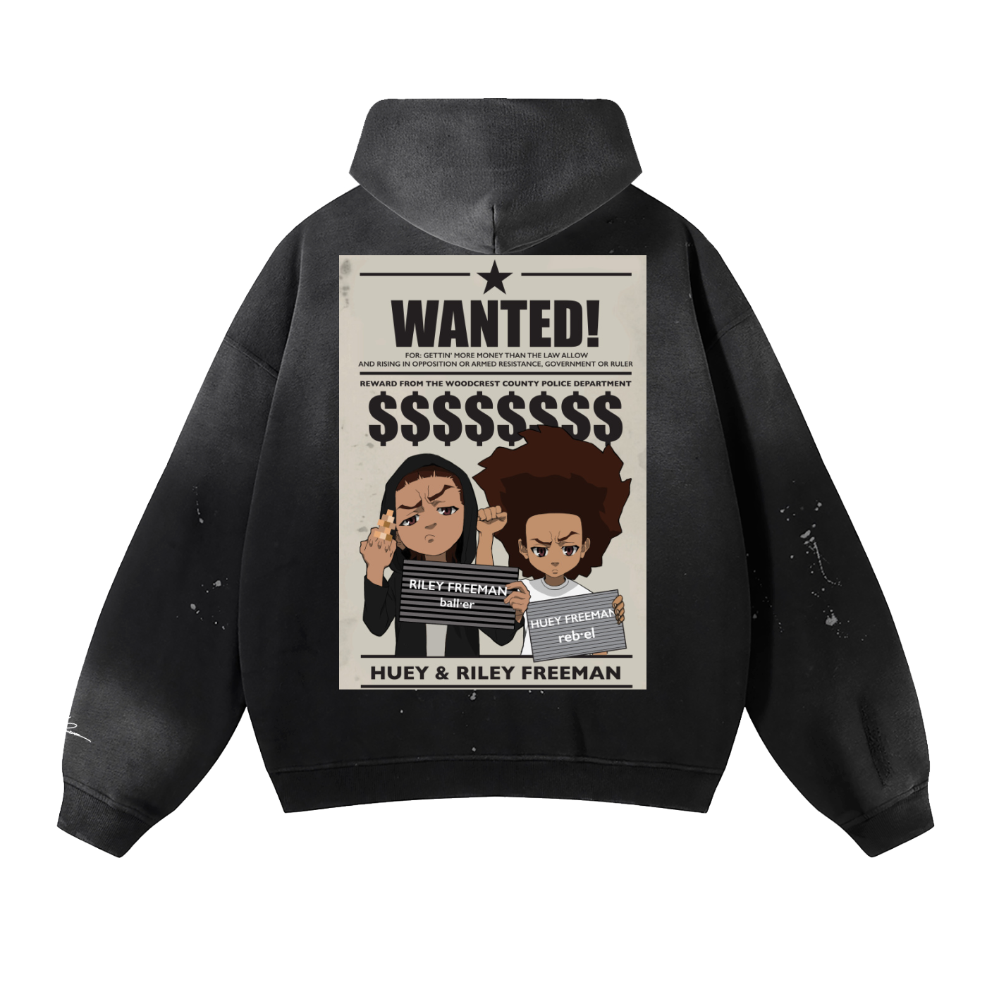 The Boondocks Freeman's Brothers Most Wanted Hoodie