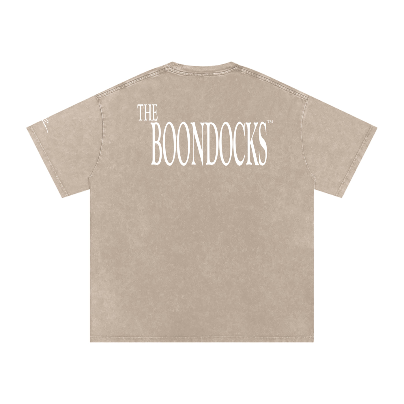 The Boondocks Freeman Family Mugshot Acid Washed Oversized T-Shirt