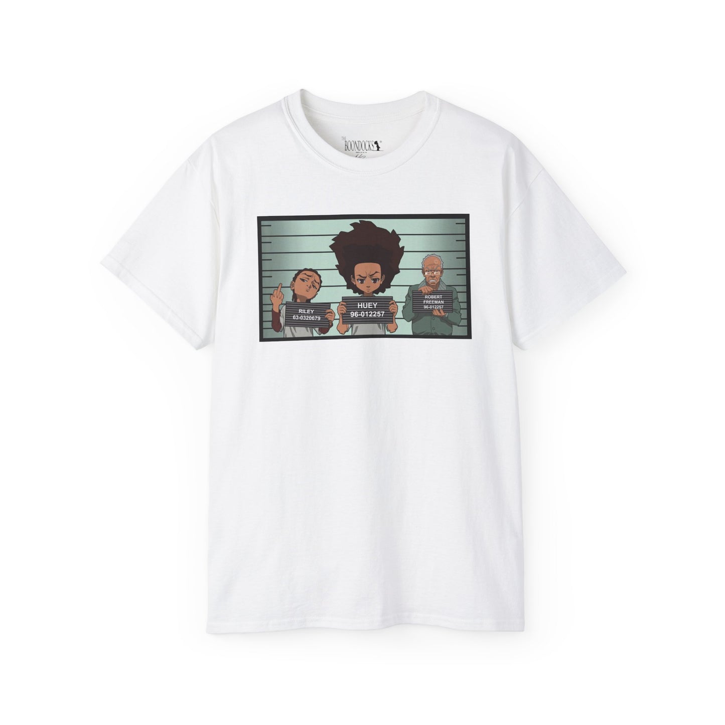 The Boondocks - Mugshot White Eco-T-Shirt