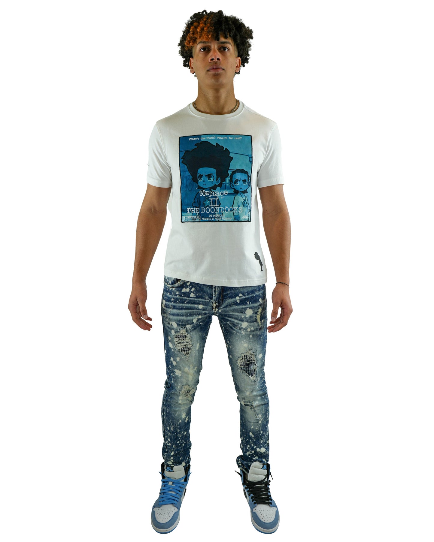 The Boondocks - Menace White T-Shirt