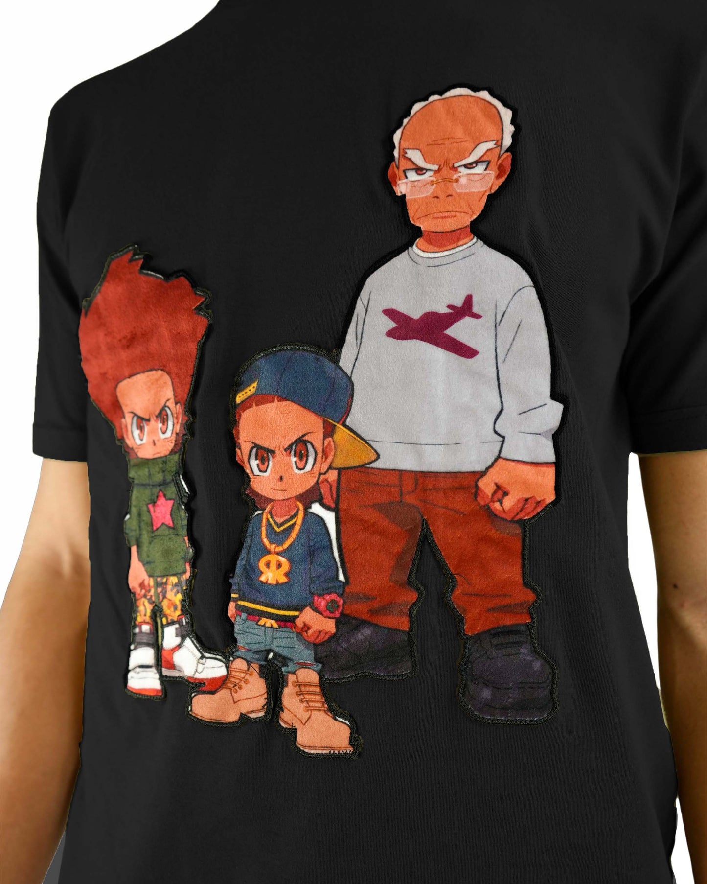 The Boondocks - Granddad Black T-Shirt