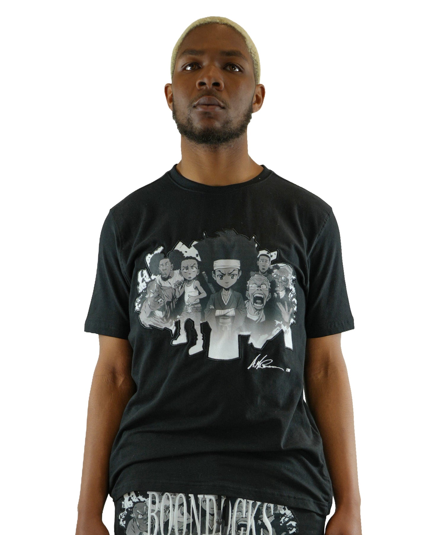 The Boondocks - Samurai Huey Black T-Shirt