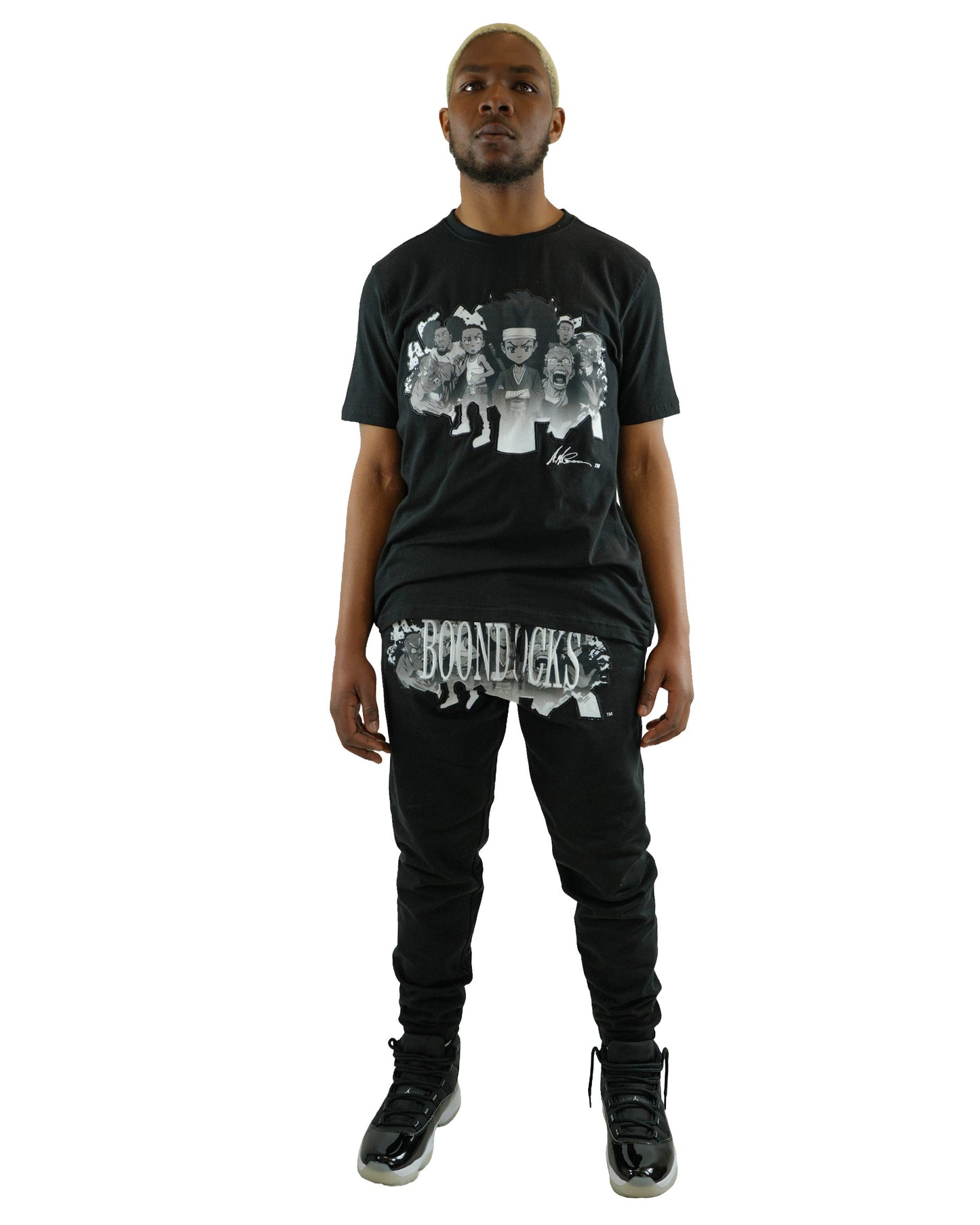 The Boondocks - Samurai Huey Black T-Shirt