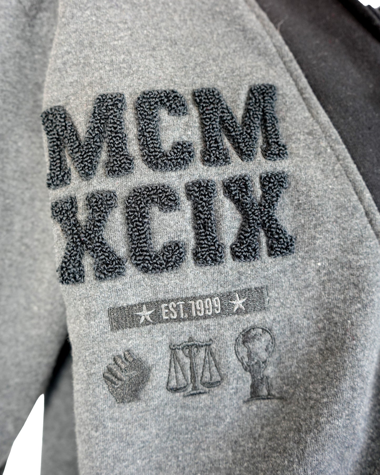 The Boondocks Huey Football Knit Black Cardigan
