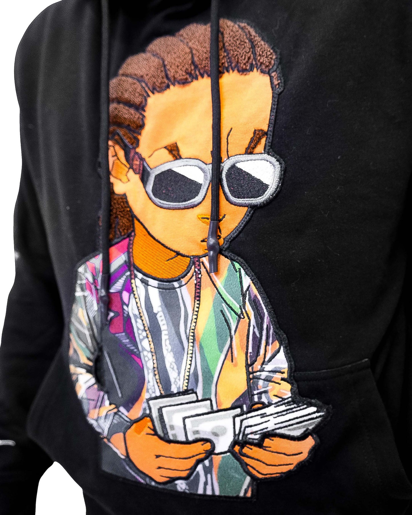 The Boondocks - Riley Smalls Black Knit Hoodie