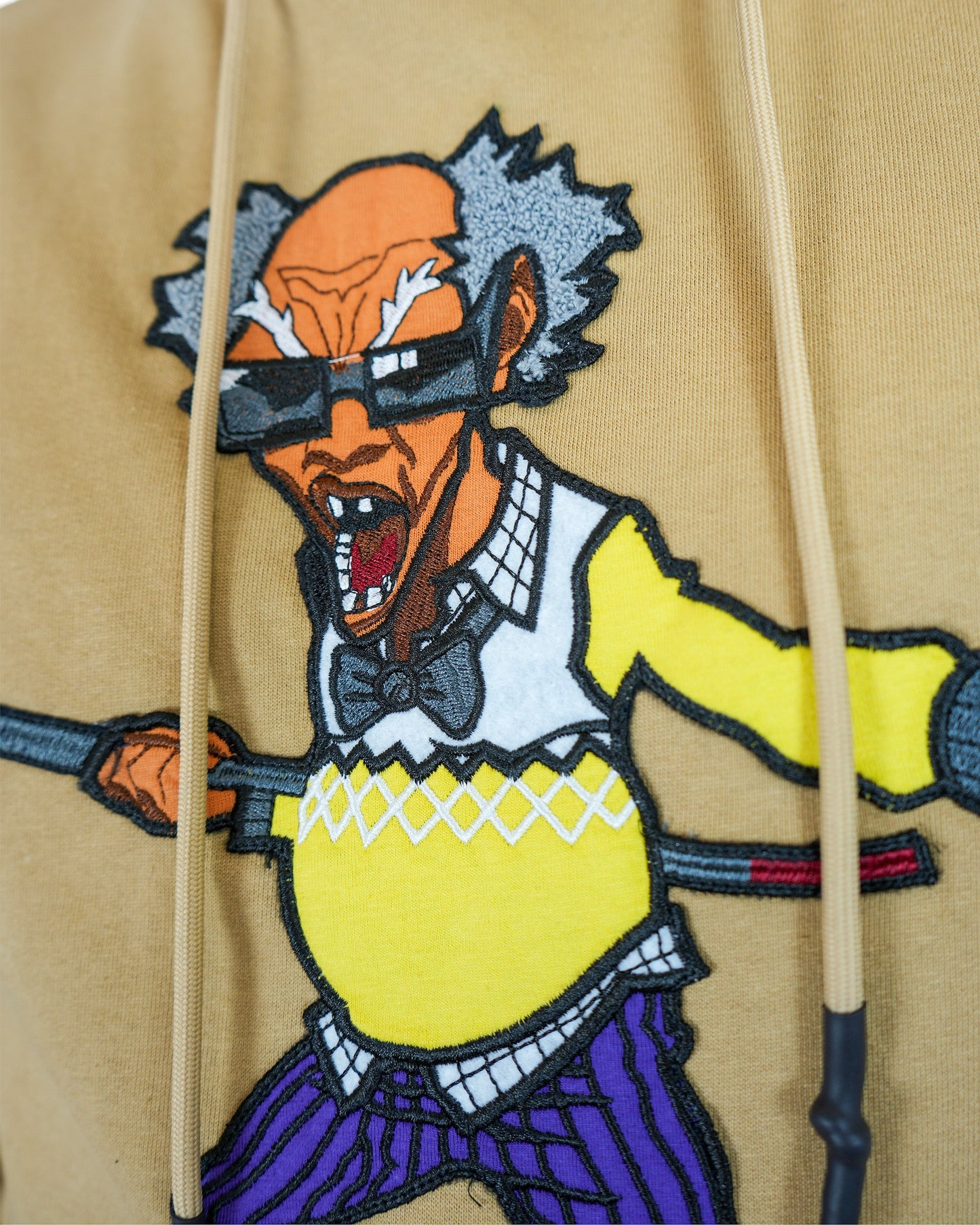 The Boondocks - Colonel Stinkmeaner Tan Knit Hoodie
