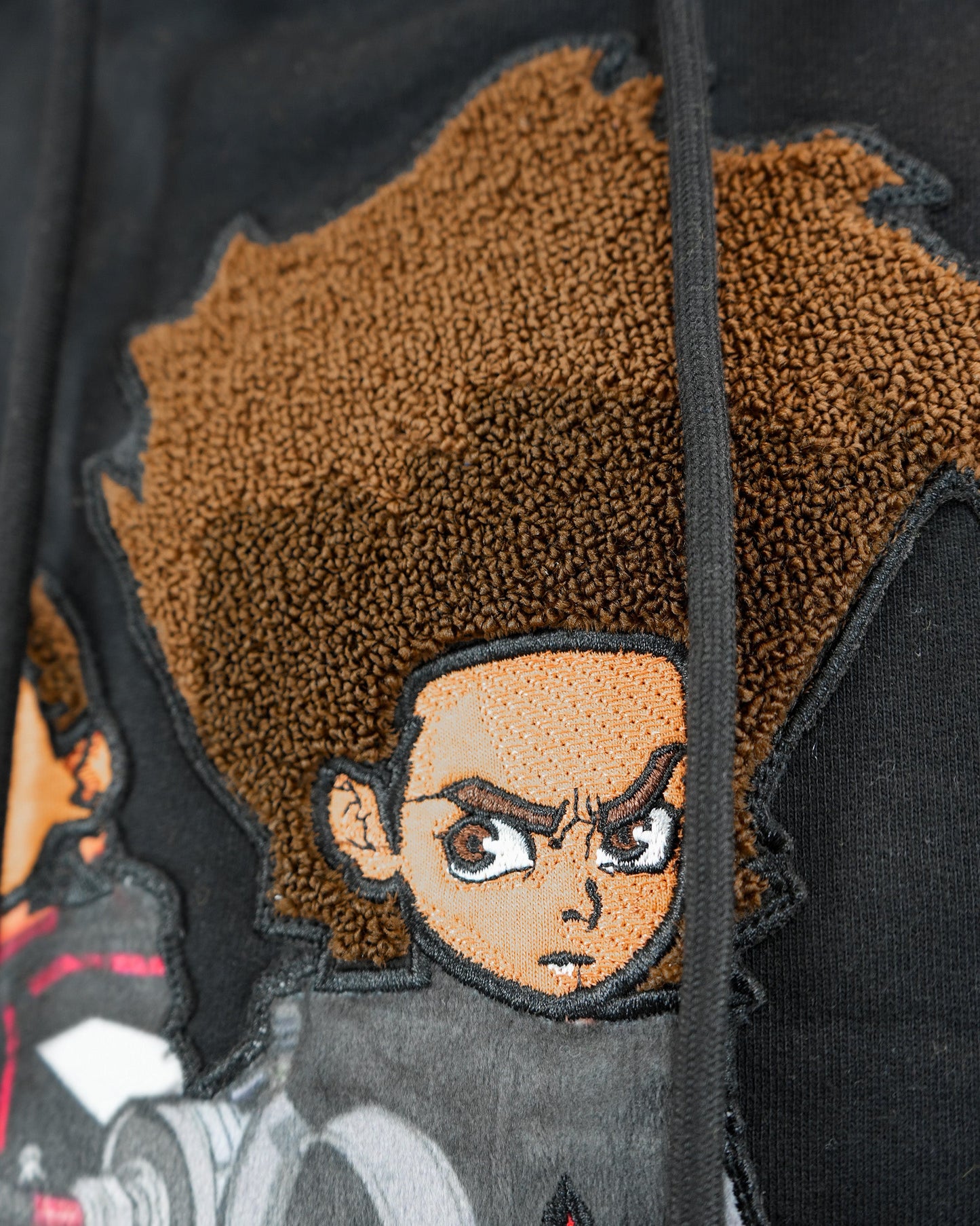 The Boondocks - Future Huey & Riley Black Knit Hoodie