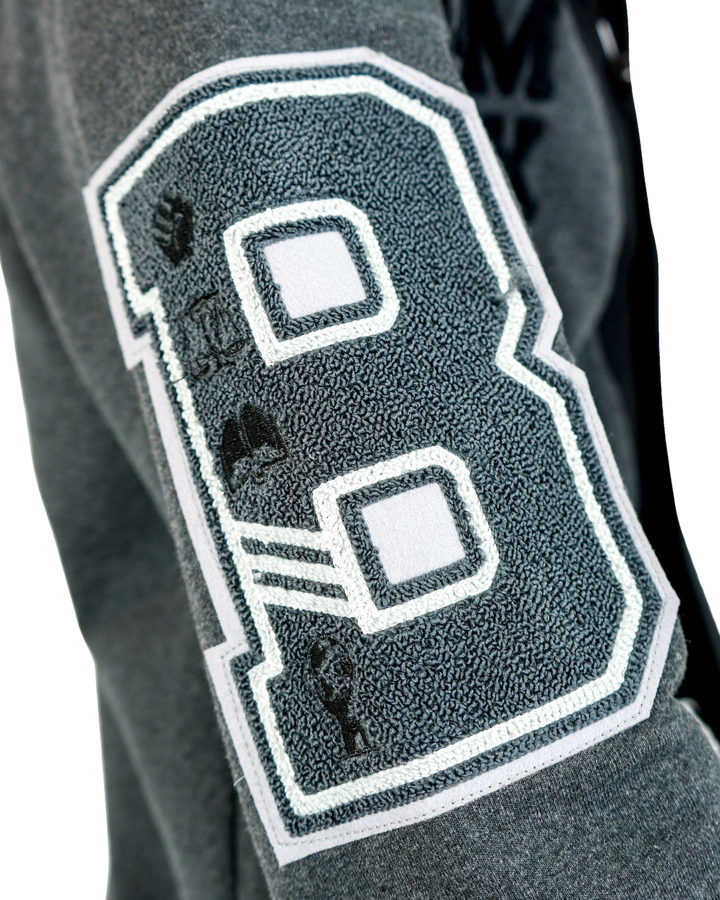 The Boondocks Huey Football Knit Black Cardigan