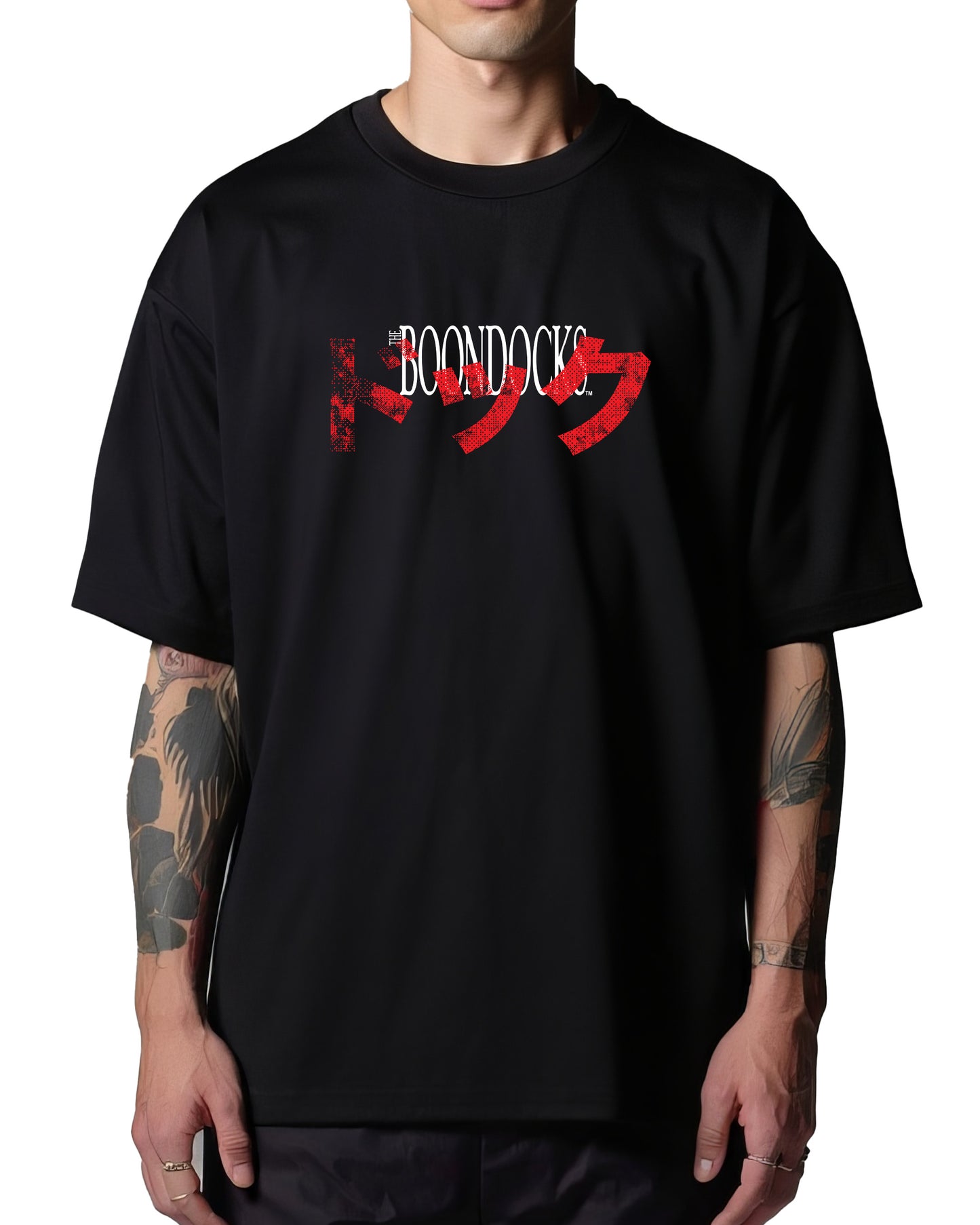 The Boondocks - Kill Huey Oversized Heavyweight Black T-Shirt