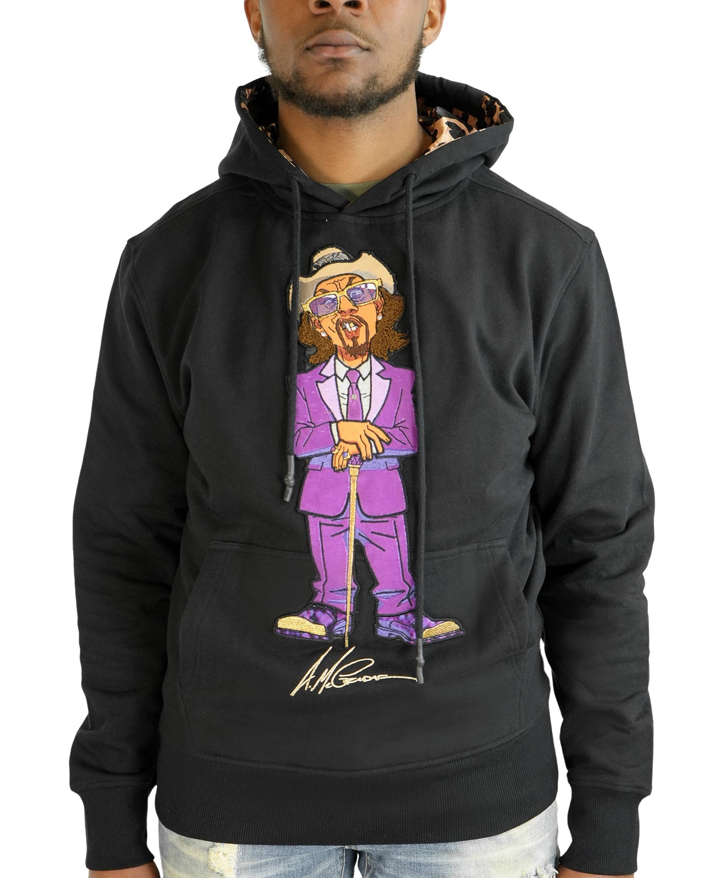 The Boondocks - A Pimp Named Slickback Black Hoodie