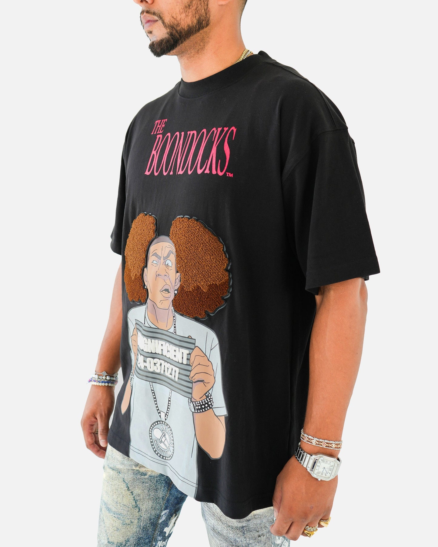 The Boondocks Booked But Still Magnificent Black T-Shirt