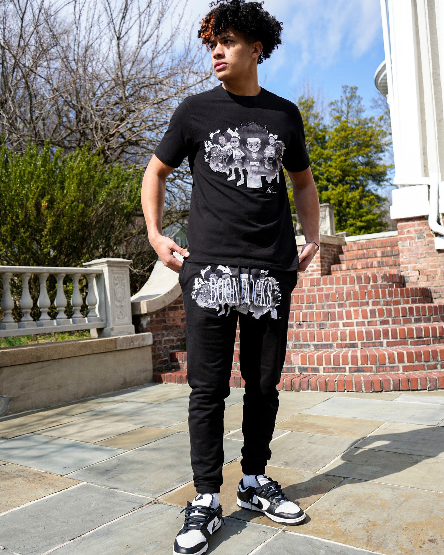 The Boondocks - Samurai Huey Black T-Shirt