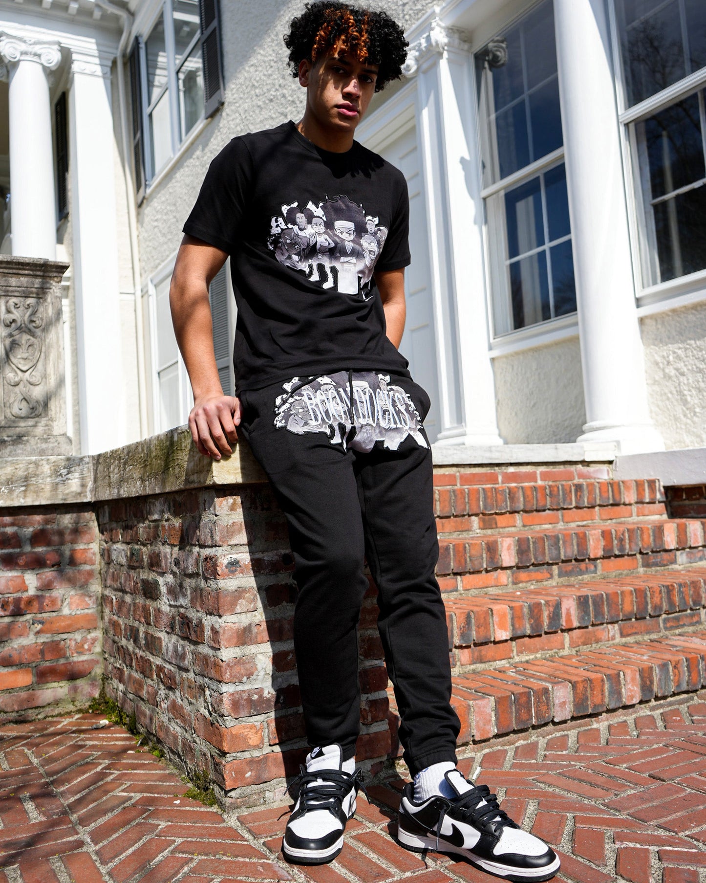 The Boondocks - Samurai Huey Black T-Shirt
