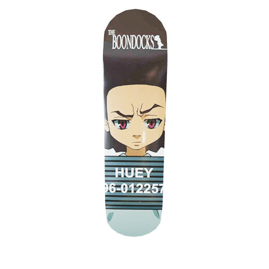 The Boondocks Huey Mugshot Skateboard Deck