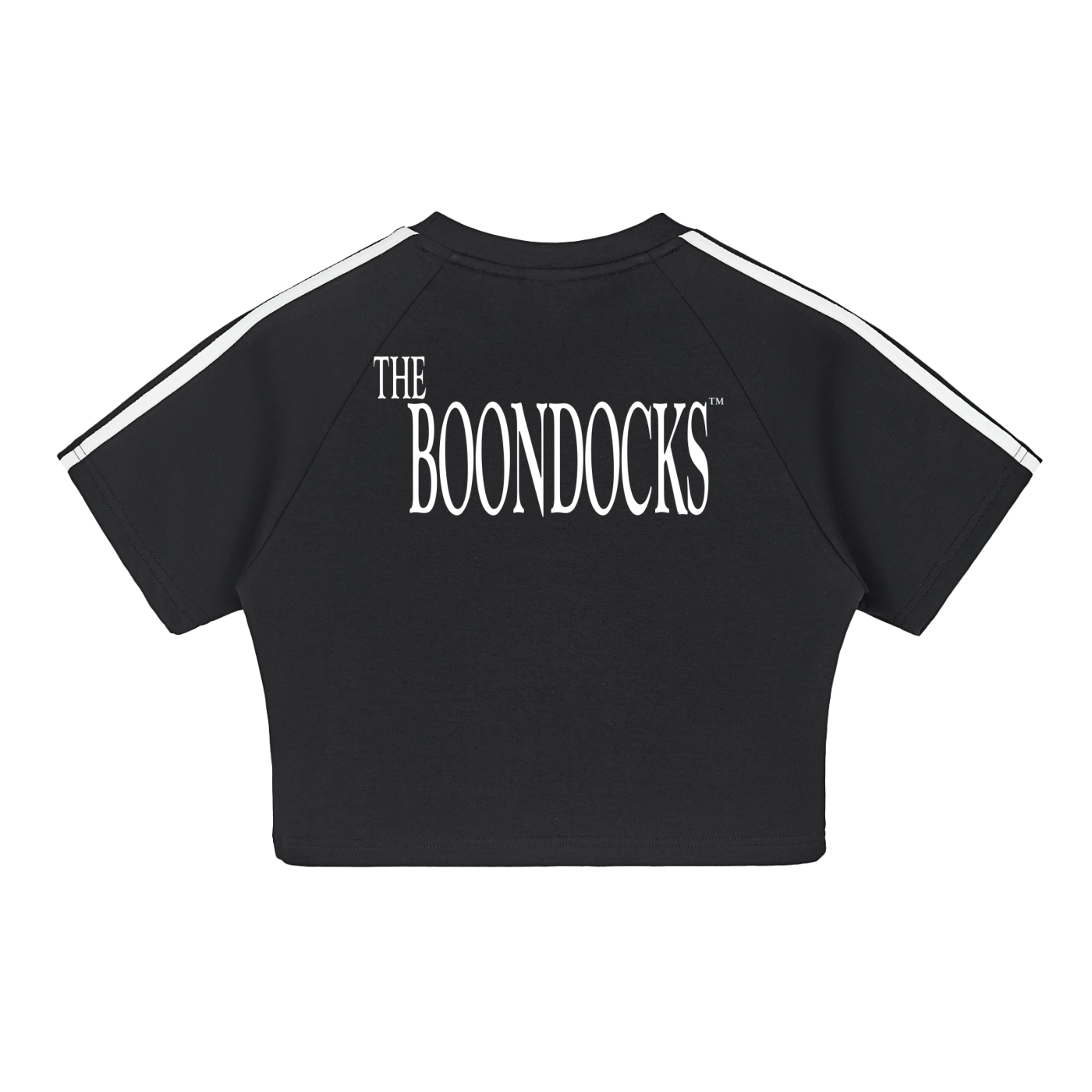 The Boondocks Jazmine Boss Attitude Black Crop Top