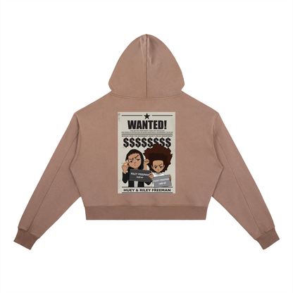 The Boondocks Freeman’s Brothers Most Wanted Acid Washed Heavyweight Hoodie