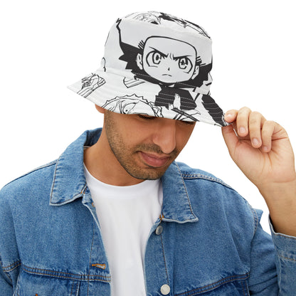 The Boondocks White Bucket Hat