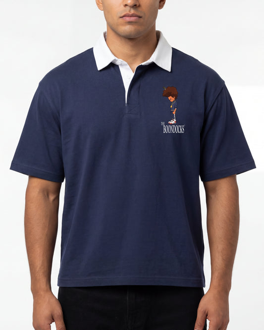 The Boondocks Huey Fist Stand Firm Polo