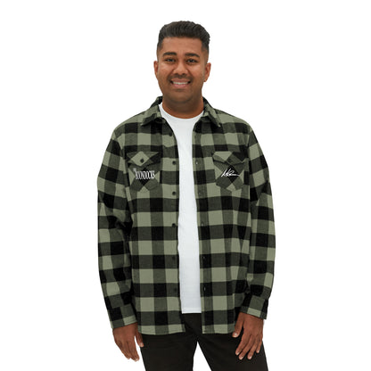 The Boondocks Freeman Brothers Wanted Olive / Black Flannel Shirt