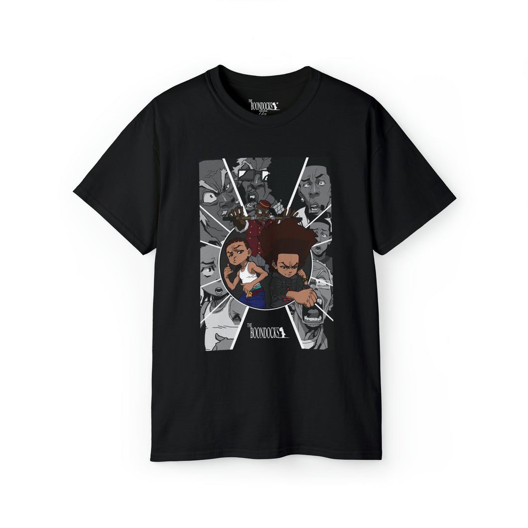 The Boondocks - Action Ready Black Eco-T-Shirt