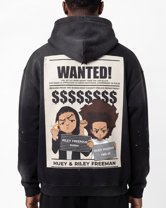 The Boondocks Freeman's Brothers Most Wanted Hoodie