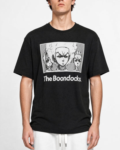 The Boondocks Spoken Truth Black Embellished Tee