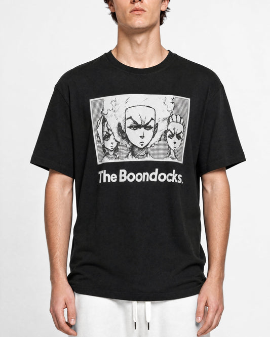 The Boondocks Spoken Truth Black Embellished Tee