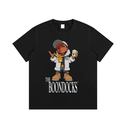 The Boondocks Riley Cash Don’t Lie Black Cotton T-Shirt