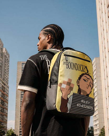 The Boondocks Riley Mugshot Gold Backpack