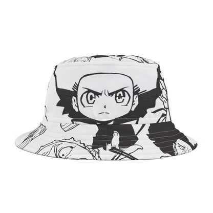 The Boondocks White Bucket Hat