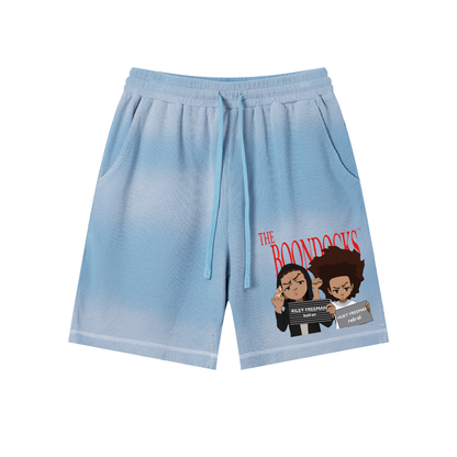 The Boondocks Mugshot Brothers Waffle Shorts