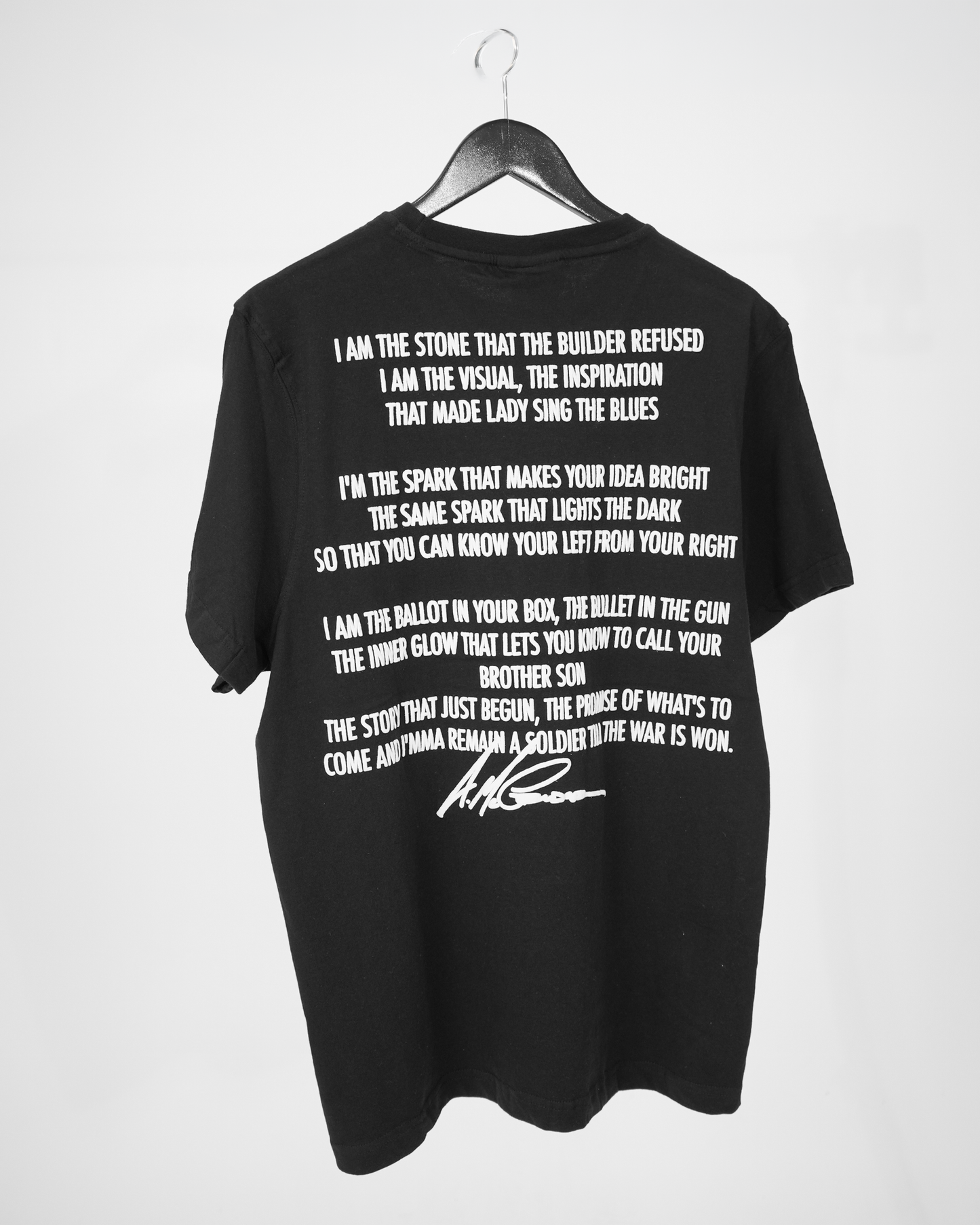 The Boondocks Spoken Truth Black Embellished Tee