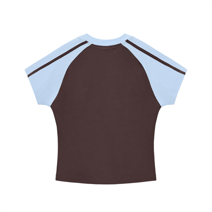 The Boondocks Jazmine Emotional Burst Crop Raglan T-Shirt
