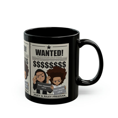 The Boondocks Wanted Black Mug (11oz)
