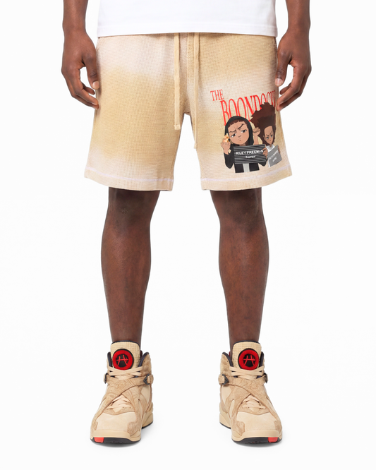 The Boondocks Mugshot Brothers Waffle Shorts