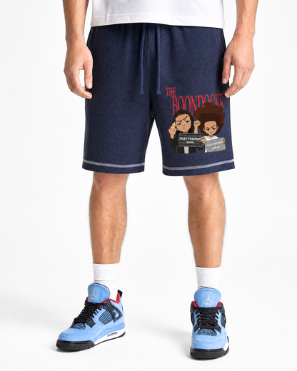 The Boondocks Mugshot Brothers Waffle Shorts