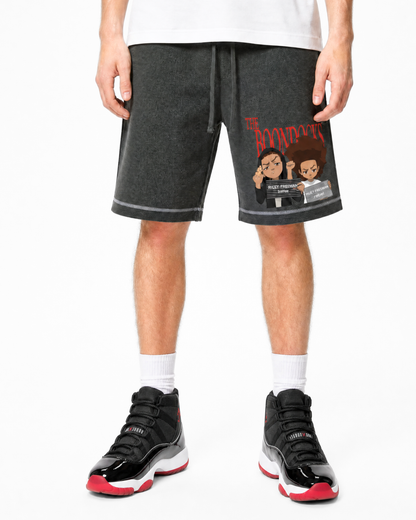 The Boondocks Mugshot Brothers Waffle Shorts