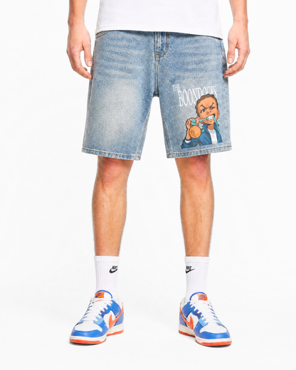 The Boondocks Riley Victory Bite Denim Shorts