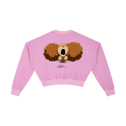 The Boondocks Jazmine Moods Light Crop Crewneck