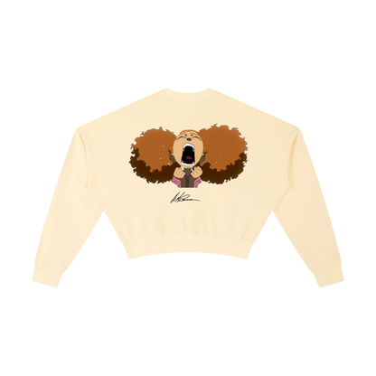 The Boondocks Jazmine Moods Light Crop Crewneck