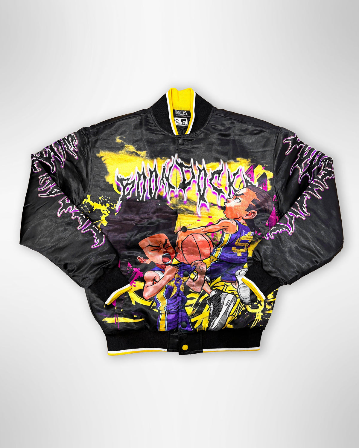 The Boondocks Riley & Huey “Woodcrest Court Kings” Varsity Jacket