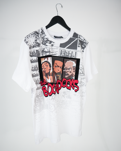 The Boondocks By Any Means White Embellished Tee